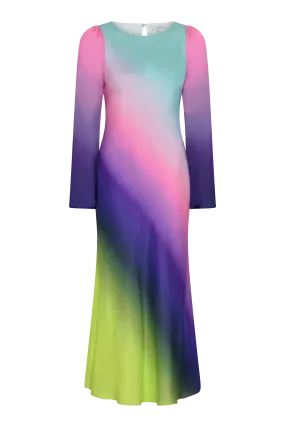 Odelia Winter Ombre Midi Dress RENTAL