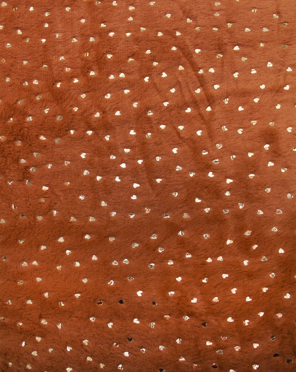 ORANGE ARTIFICIAL FUR FABRIC