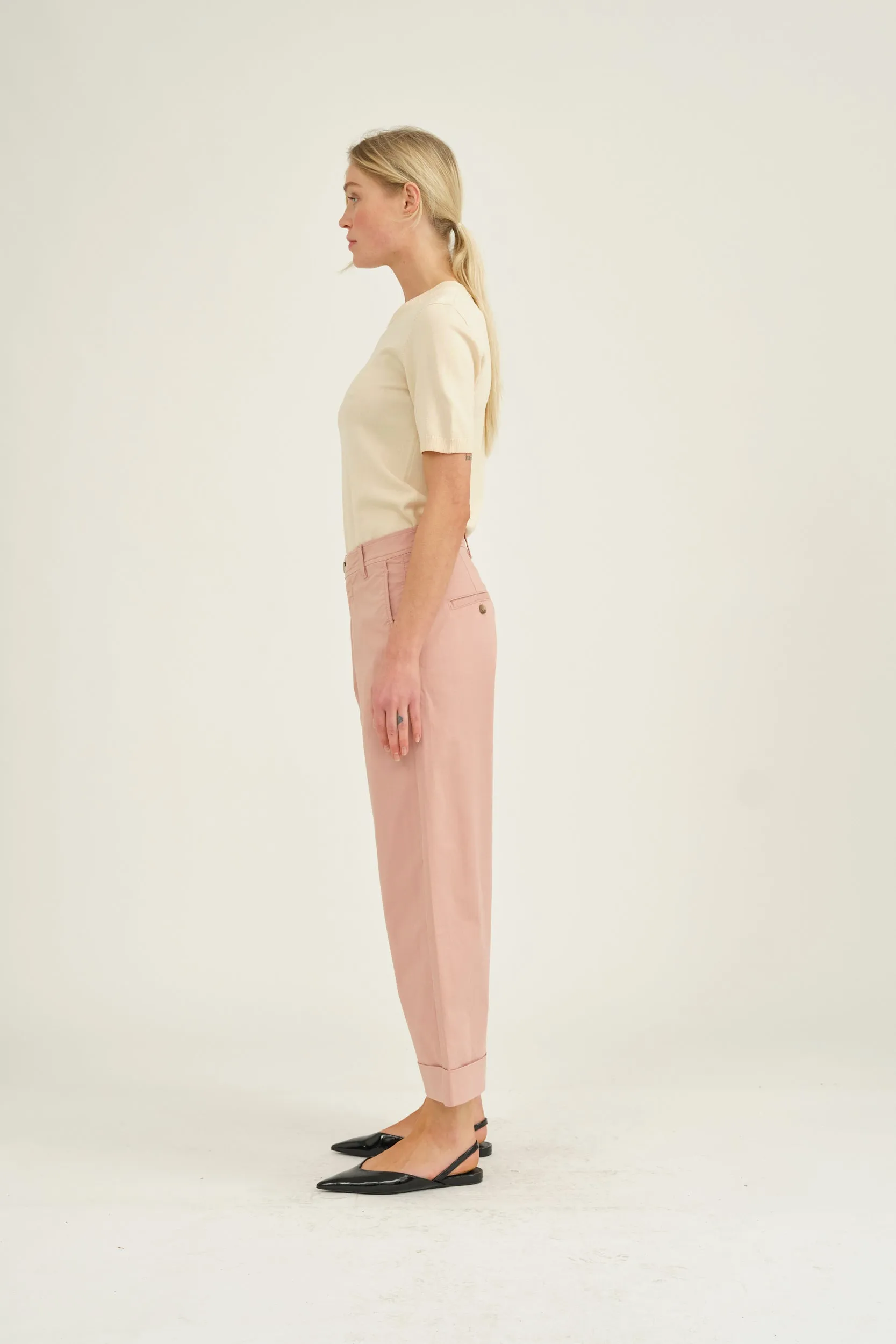 PD-Birkin Weekend Cropped Pant - English Rose