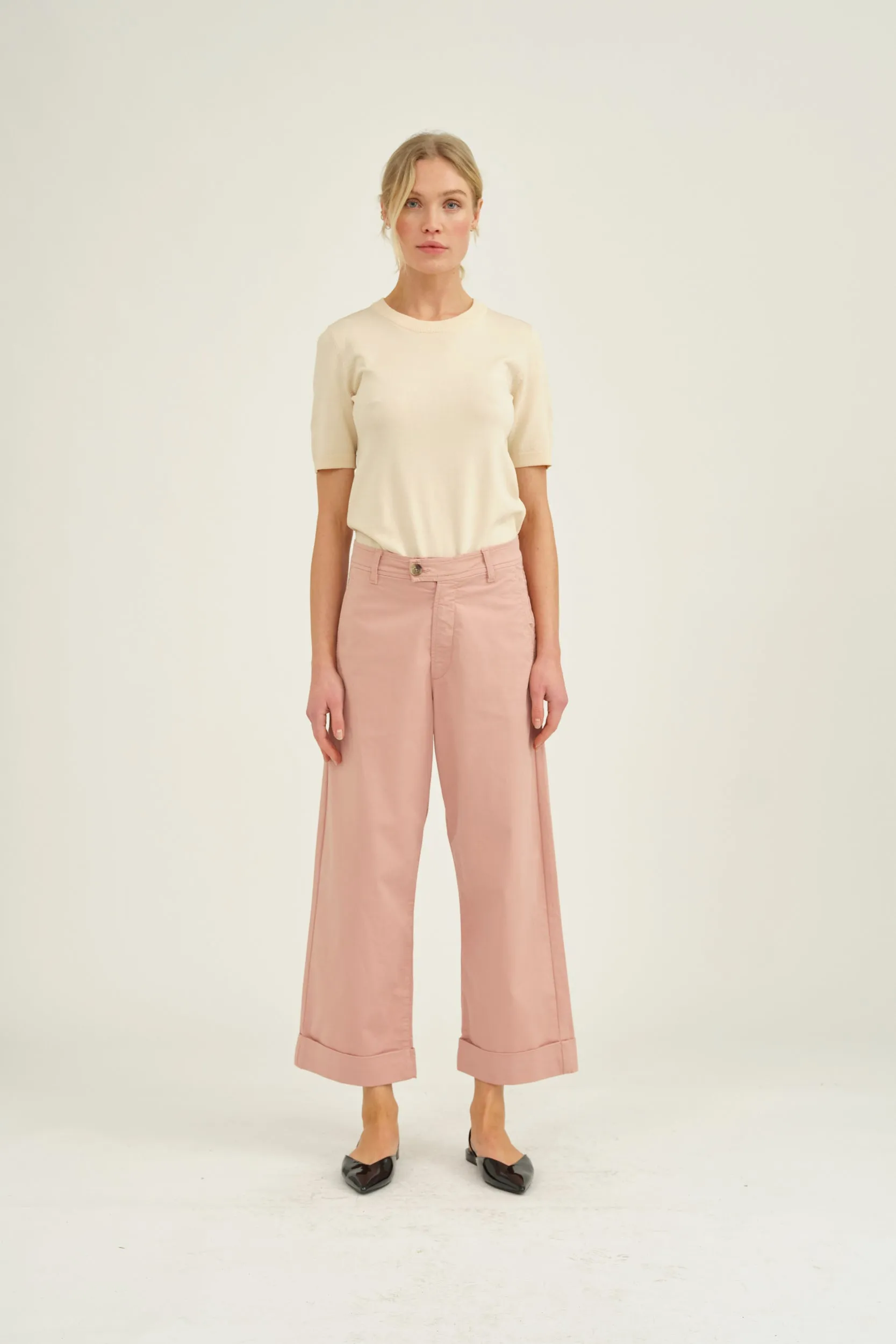 PD-Birkin Weekend Cropped Pant - English Rose