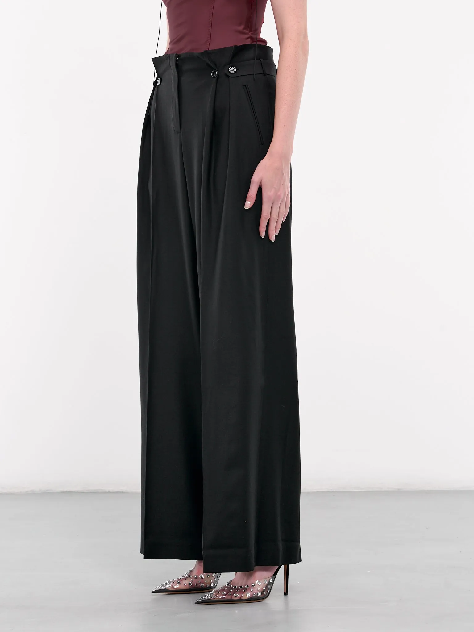 Pleated Trousers (FW2455-BLACK)