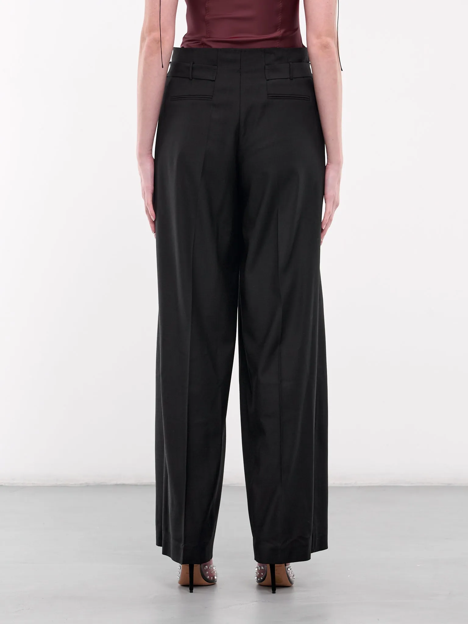 Pleated Trousers (FW2455-BLACK)