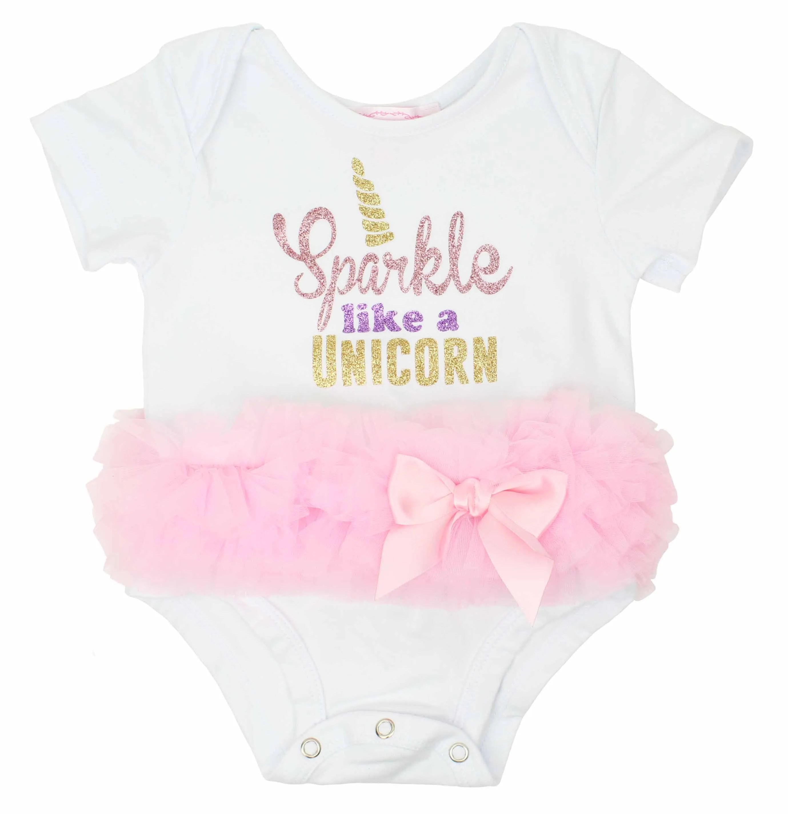 Popatu Baby Tutu Bodysuit Sparkle Unicorn