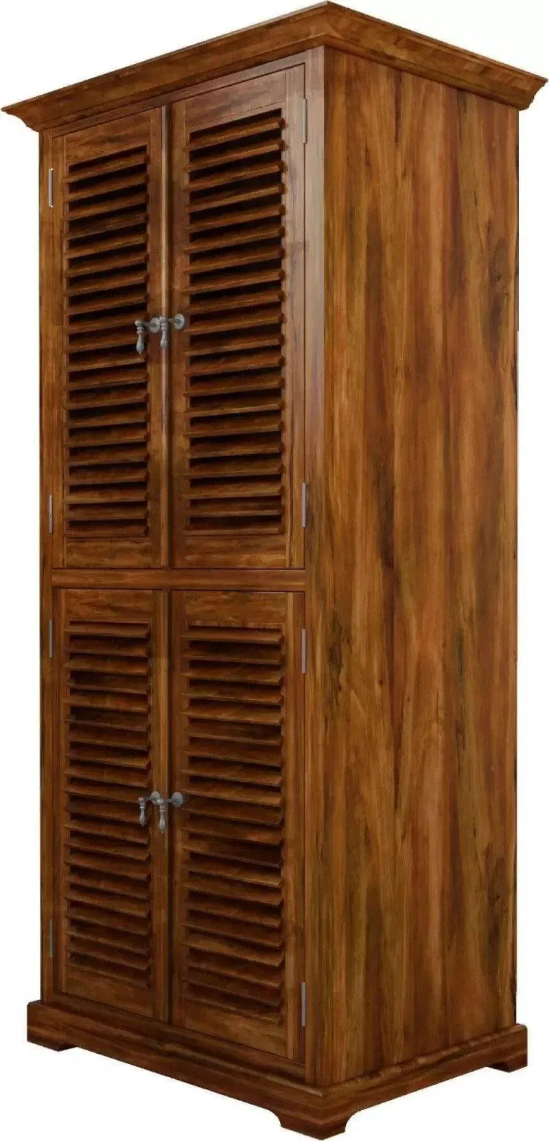 Premium Teak 4 Door Wood Wardrobe