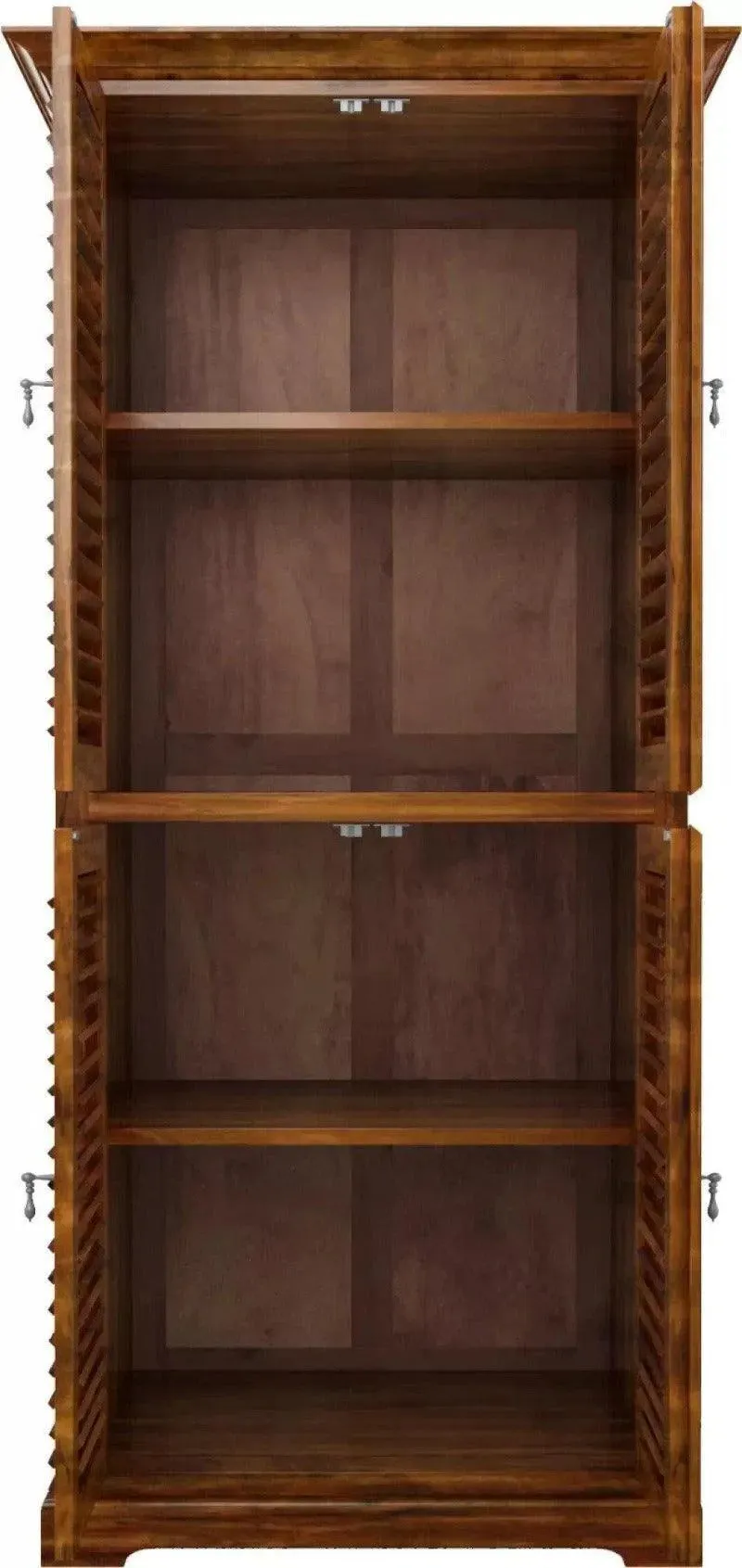 Premium Teak 4 Door Wood Wardrobe