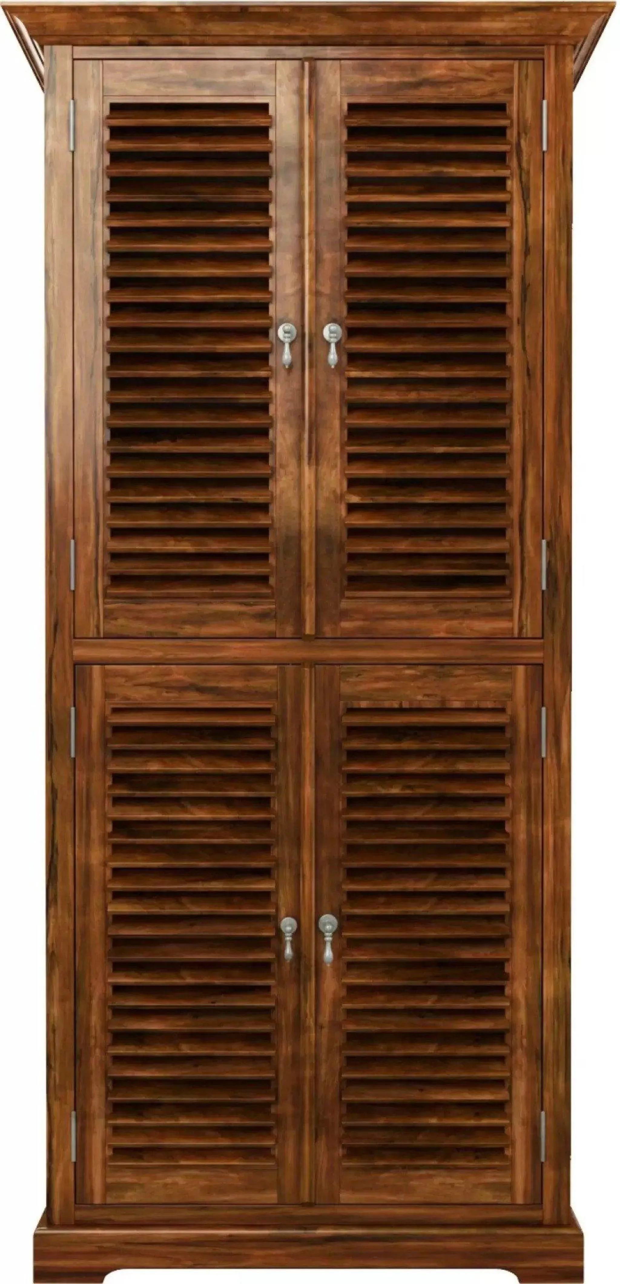 Premium Teak 4 Door Wood Wardrobe