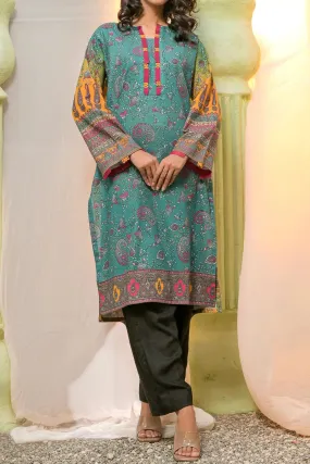 Rafia Khas Stitched Digital Printed Khaddar Shirt Collection'2022-DPKHK-20