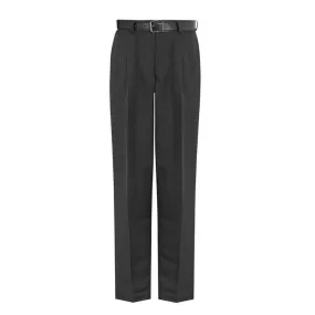 Regular Fit Senior School Trousers - Black