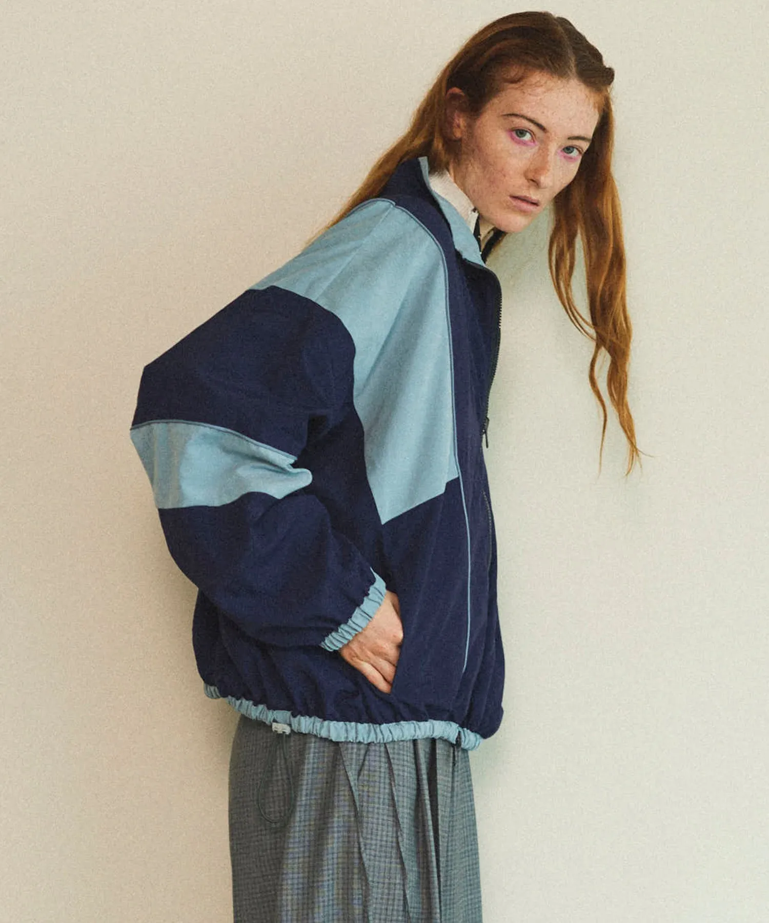 Reversible Tulle Docking Track Jacket