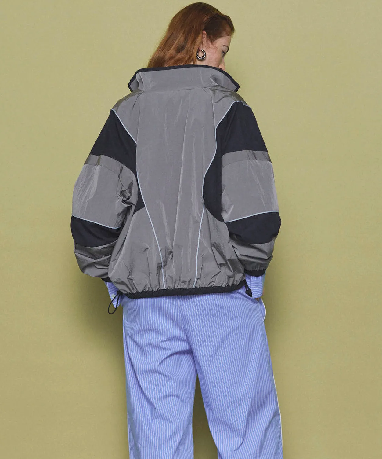 Reversible Tulle Docking Track Jacket