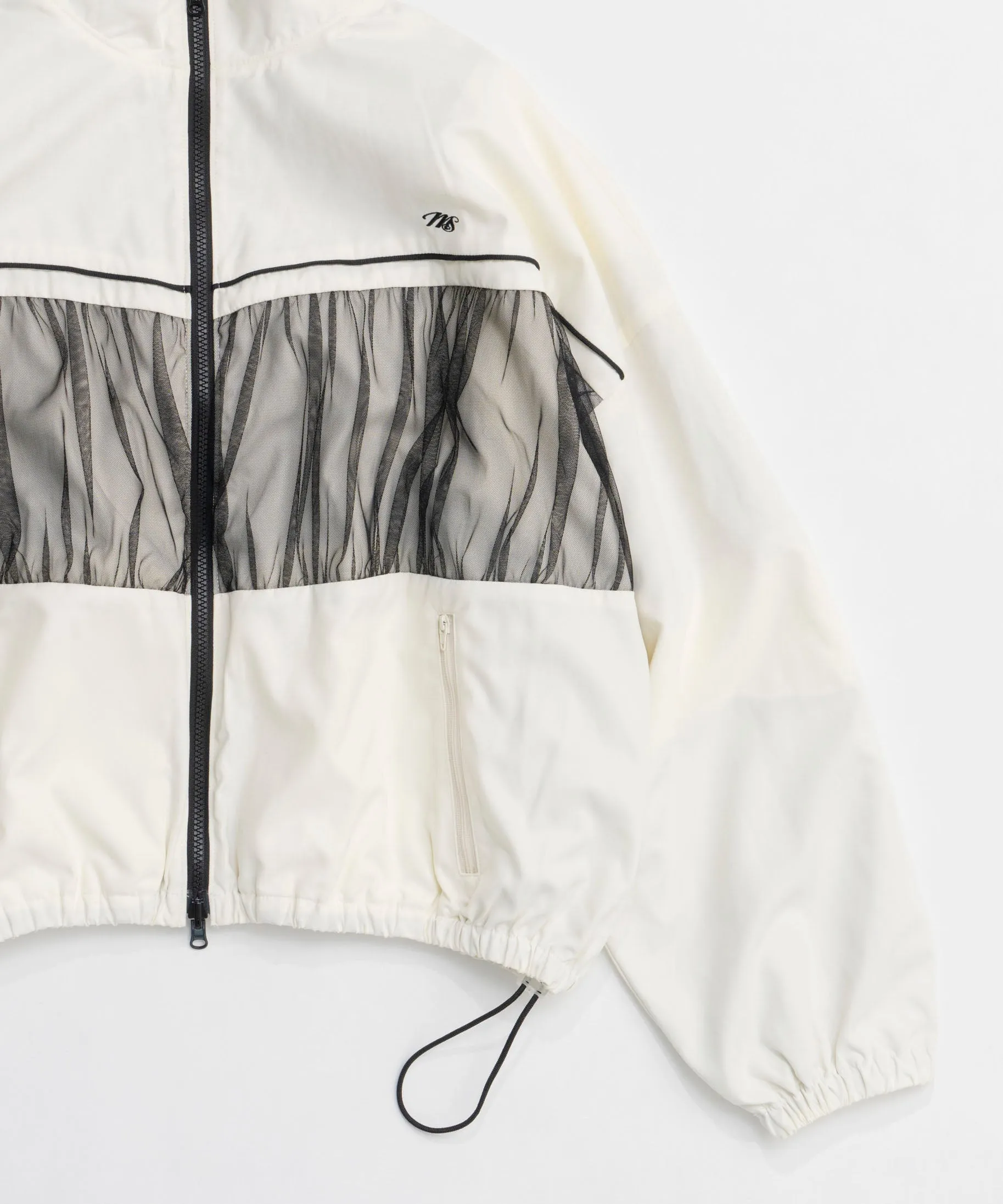 Reversible Tulle Docking Track Jacket