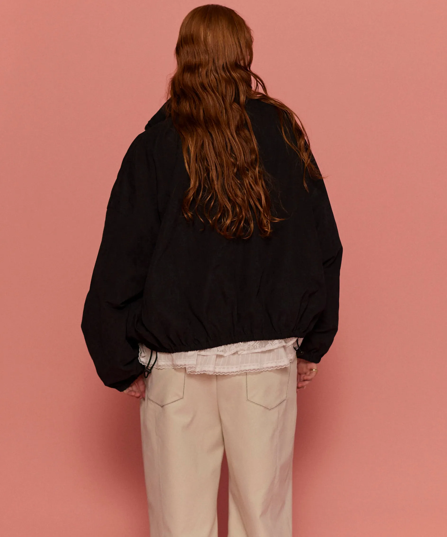 Reversible Tulle Docking Track Jacket