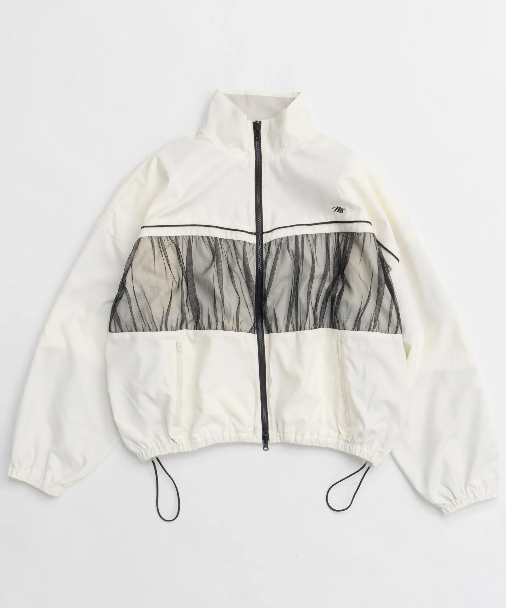 Reversible Tulle Docking Track Jacket