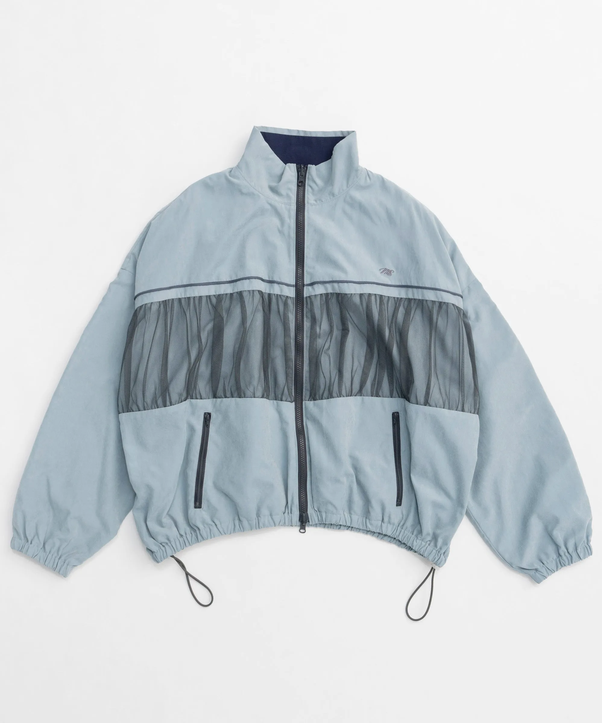 Reversible Tulle Docking Track Jacket