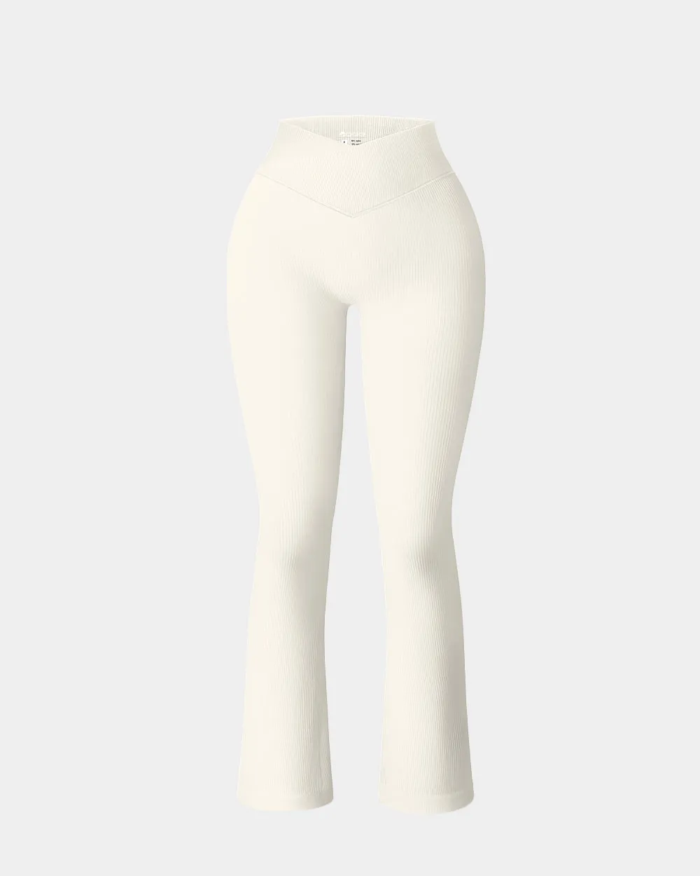 Ribbed Cross Over High Waist Lounge Pants