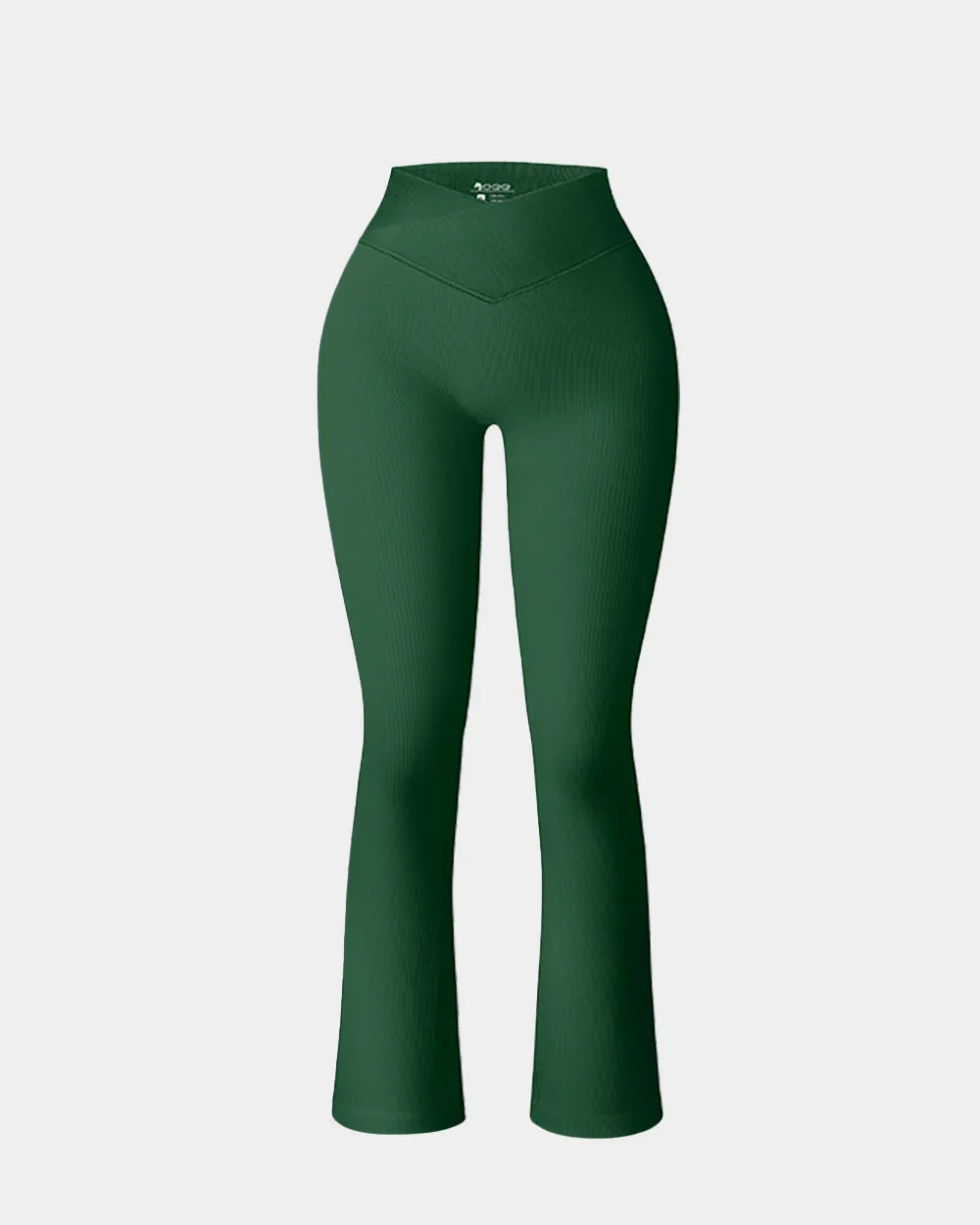 Ribbed Cross Over High Waist Lounge Pants