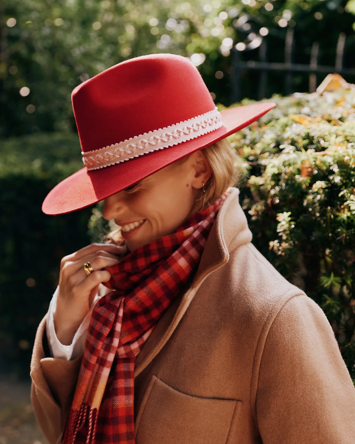 Scarlett Red Fedora