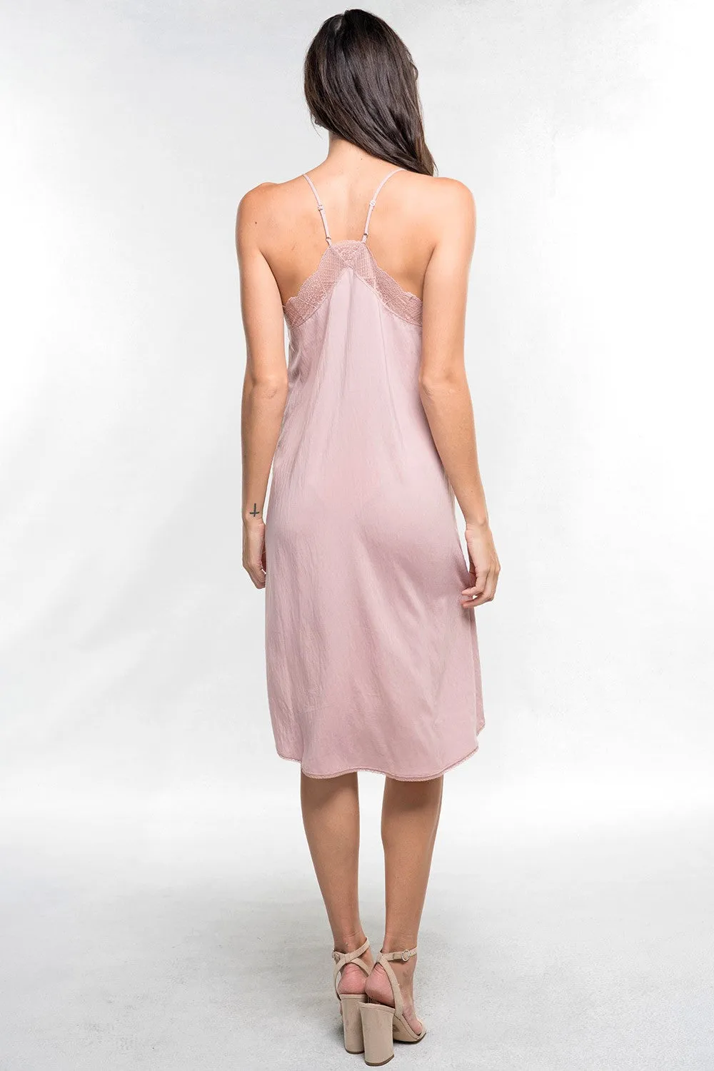 Sleeveless Slip Midi Dress