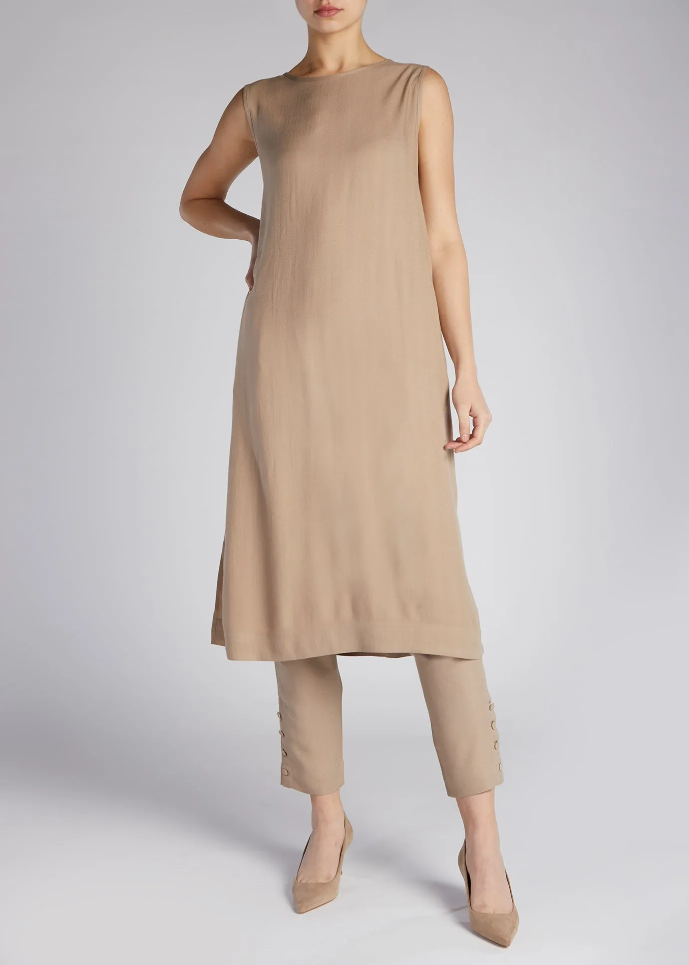 Slip Dress Griege