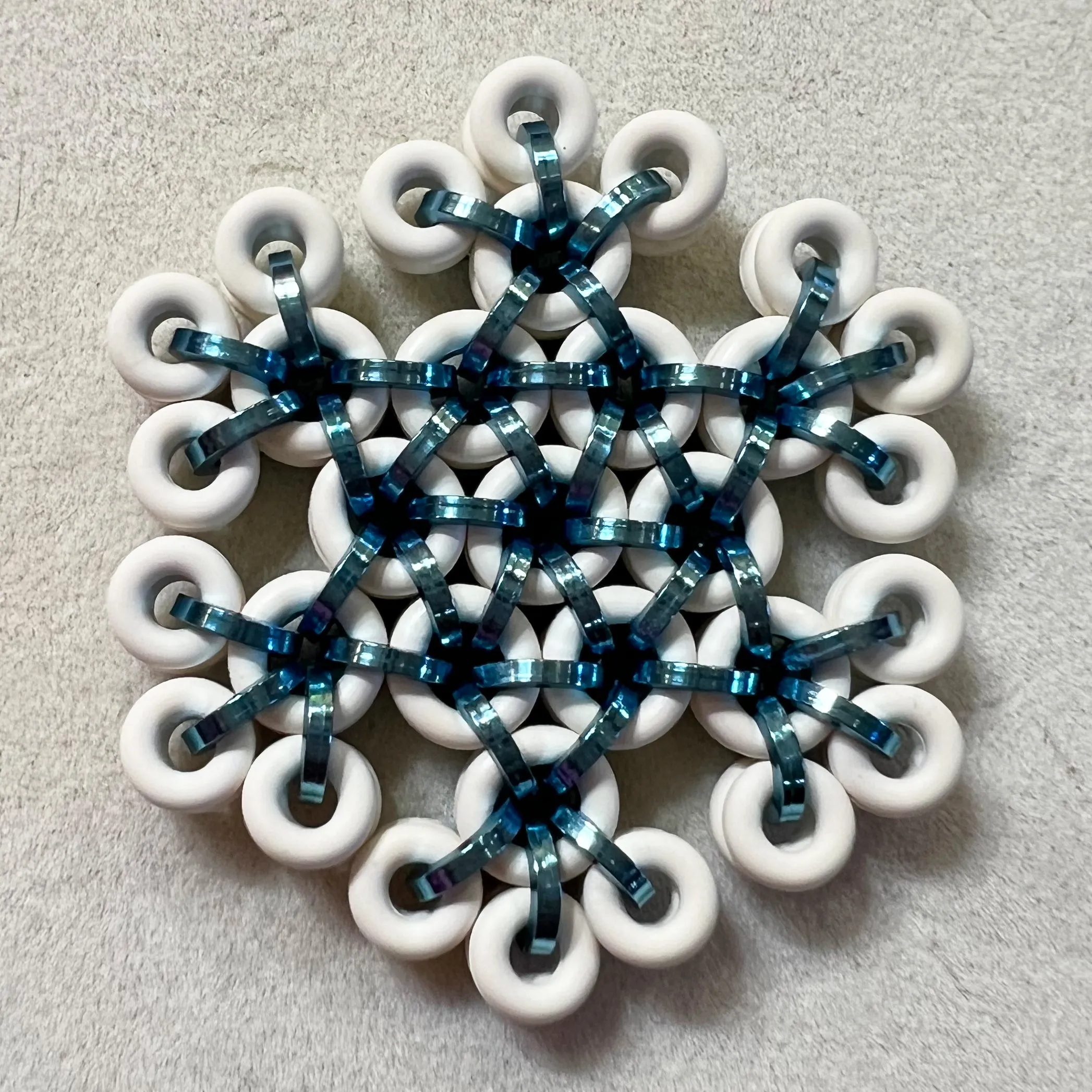 Snowflake Sparkle Ornament mini Kit with FREE Video - choose color