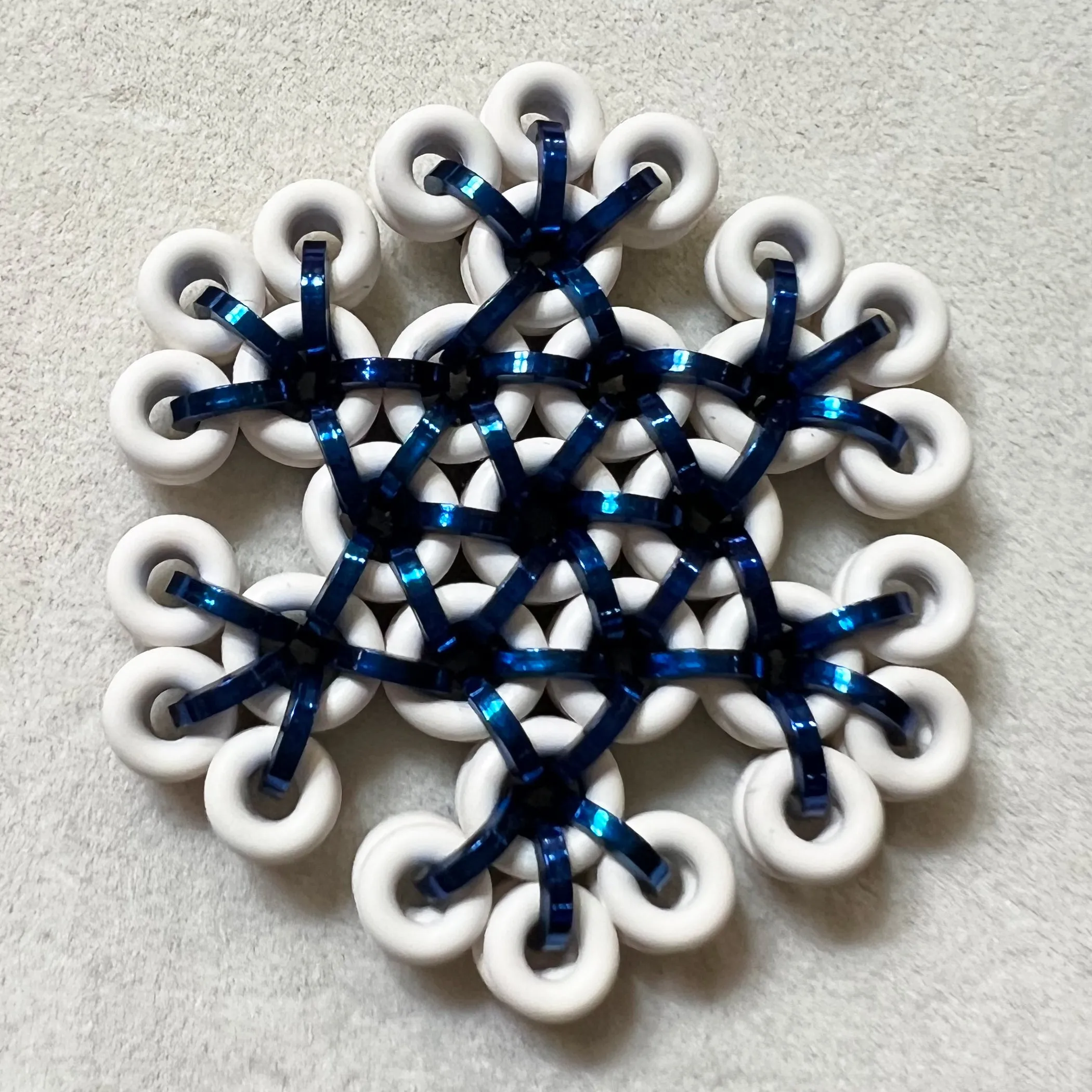 Snowflake Sparkle Ornament mini Kit with FREE Video - choose color