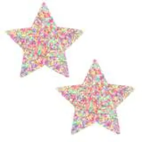 Sprinkles Neon UV Glitter Star Pasties