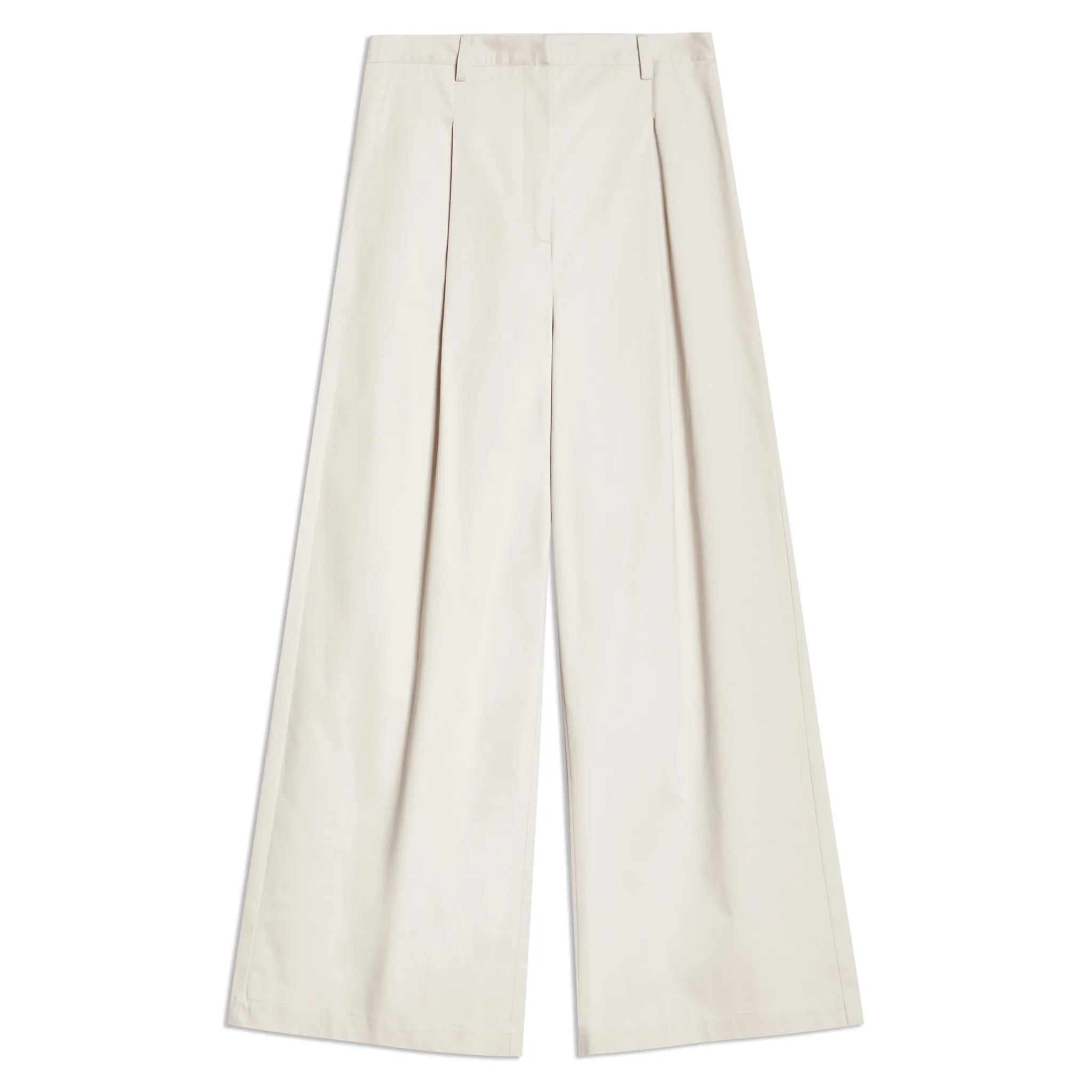 Stone Super Wide Leg Trousers