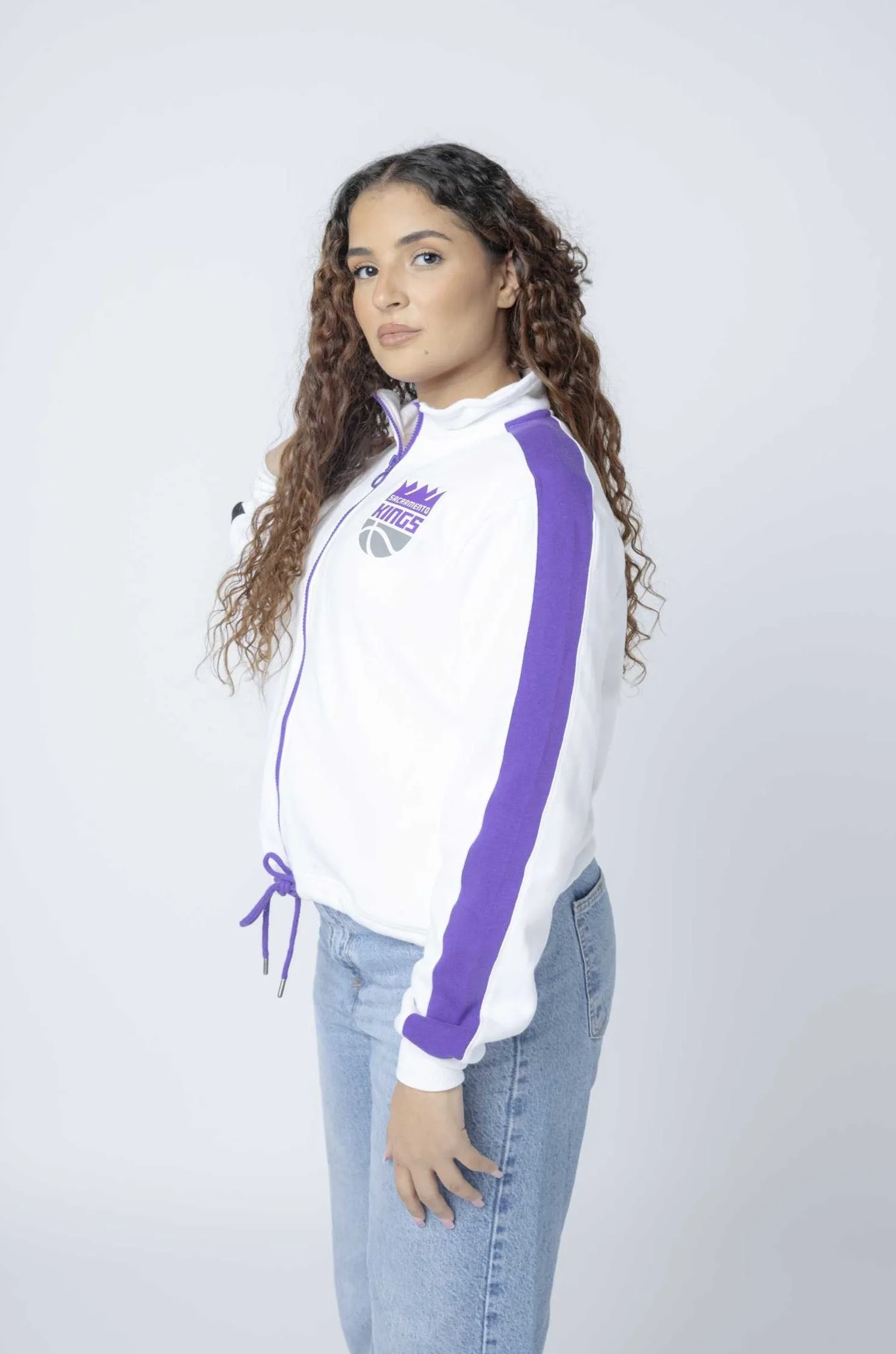 Stripe Sleeve Track Jacket