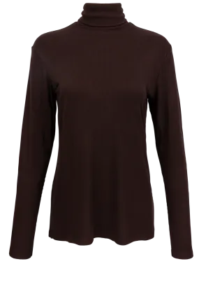 Tasha Polizzi Chocolate Turtleneck