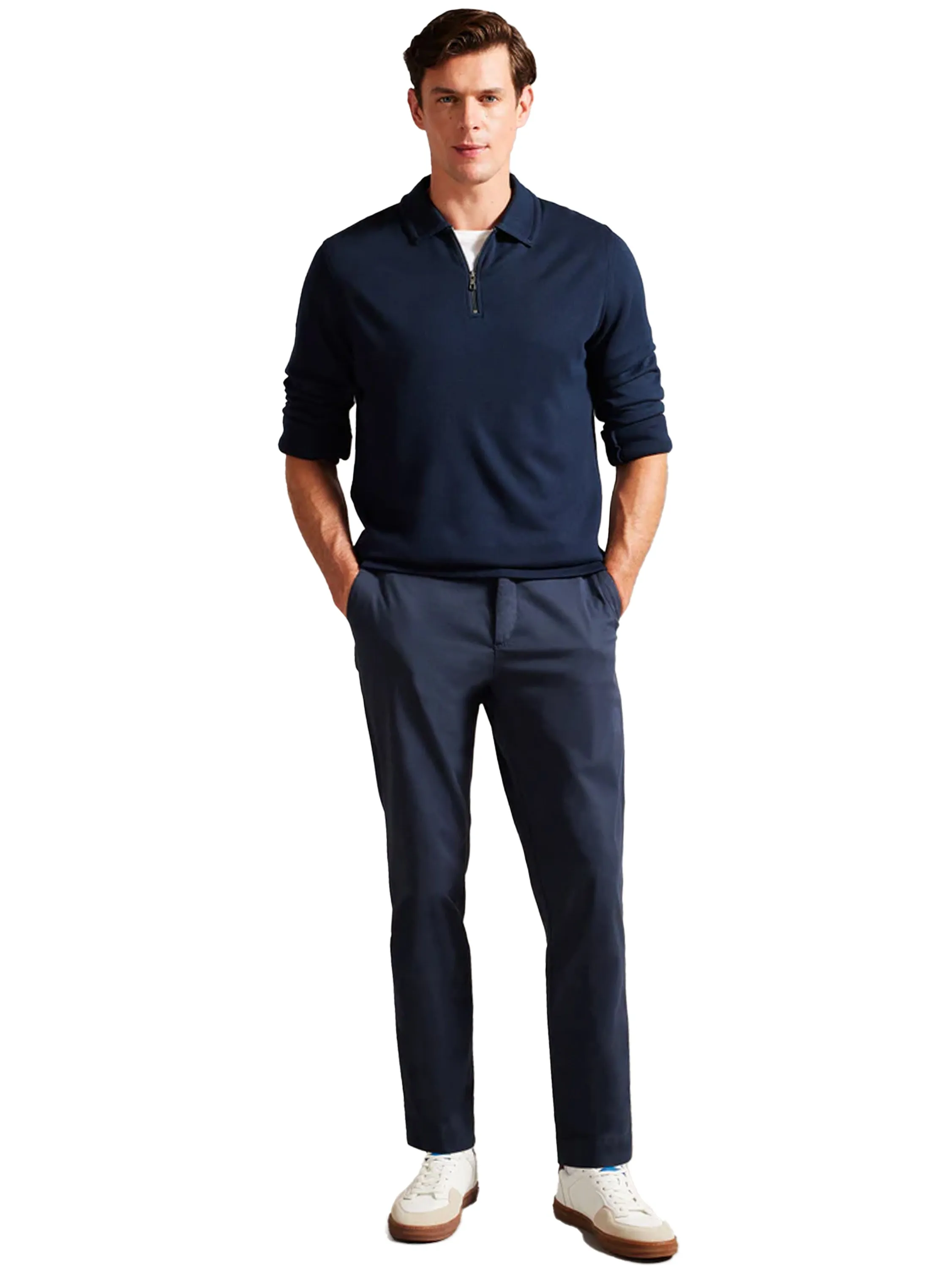 Ted Baker | Mens Long Sleeve Polo Shirt - Karpol