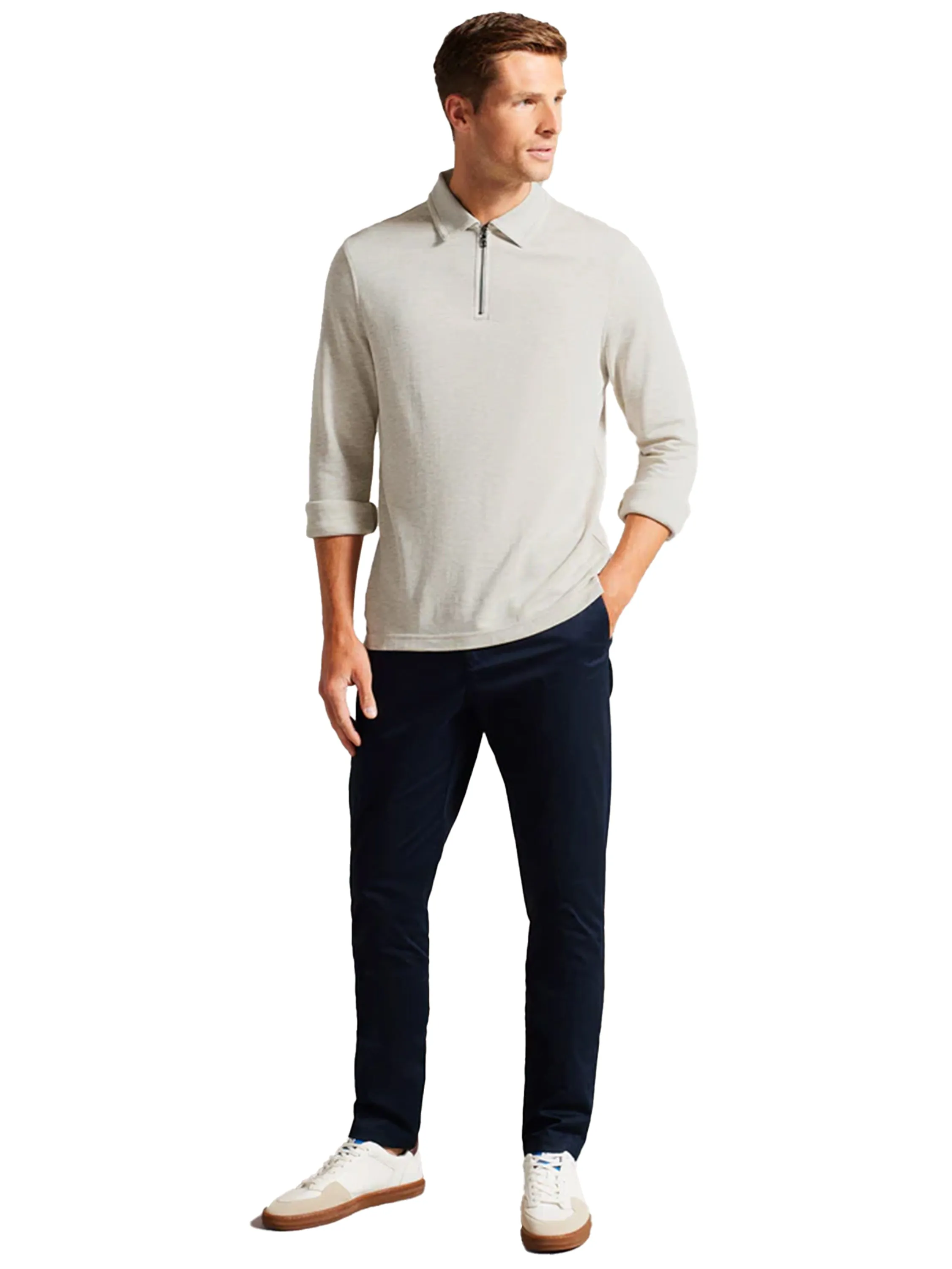 Ted Baker | Mens Long Sleeve Polo Shirt - Karpol