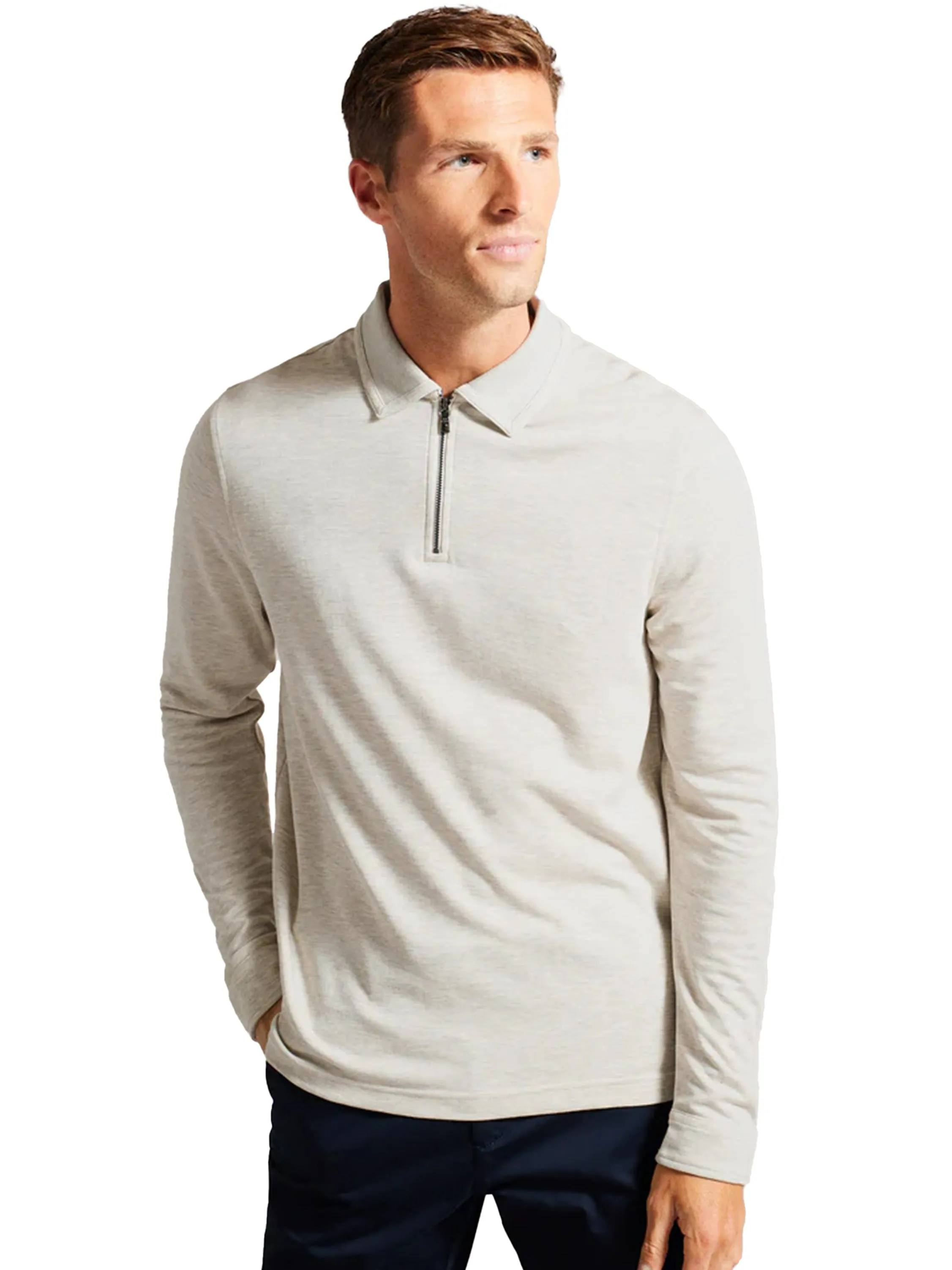 Ted Baker | Mens Long Sleeve Polo Shirt - Karpol