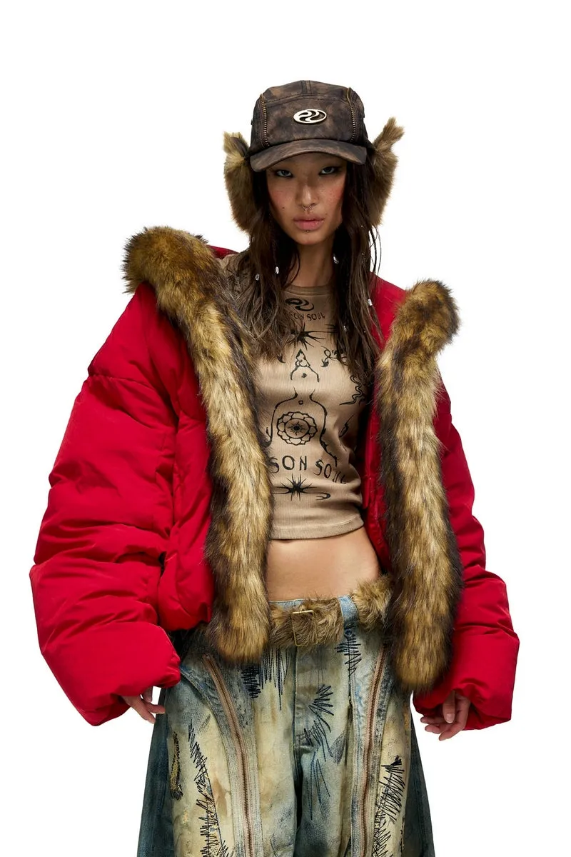 Totem Red Down Coat