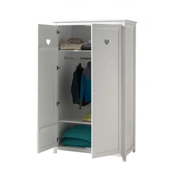 Vipack - Amori 2Dr Wardrobe - White