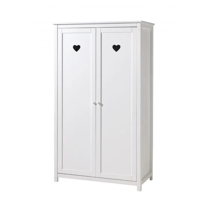 Vipack - Amori 2Dr Wardrobe - White