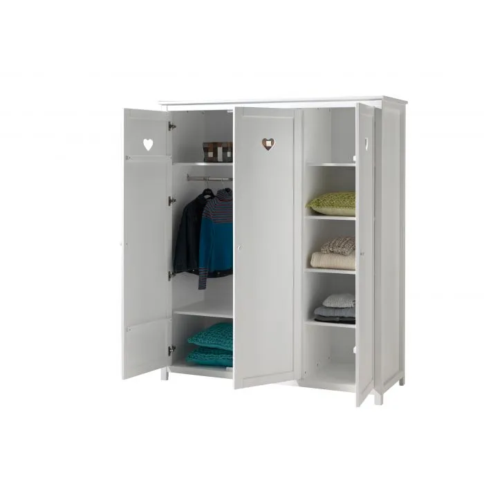 Vipack - Amori 3DR Wardrobe - White