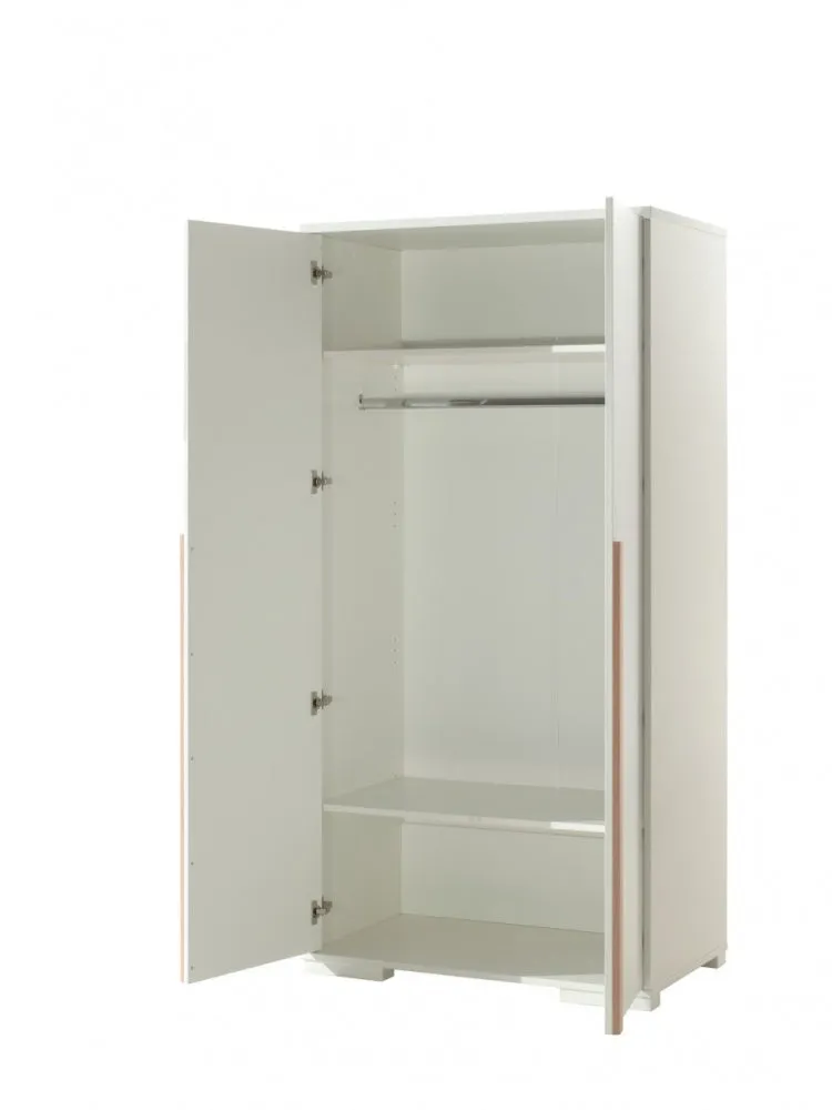 Vipack - London 2 Door Wardrobe - White