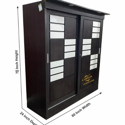 Wardrobe with Sliding Door for Bedroom | Cupboard with 2 Sliding Doors | 4 Door Wardrobe