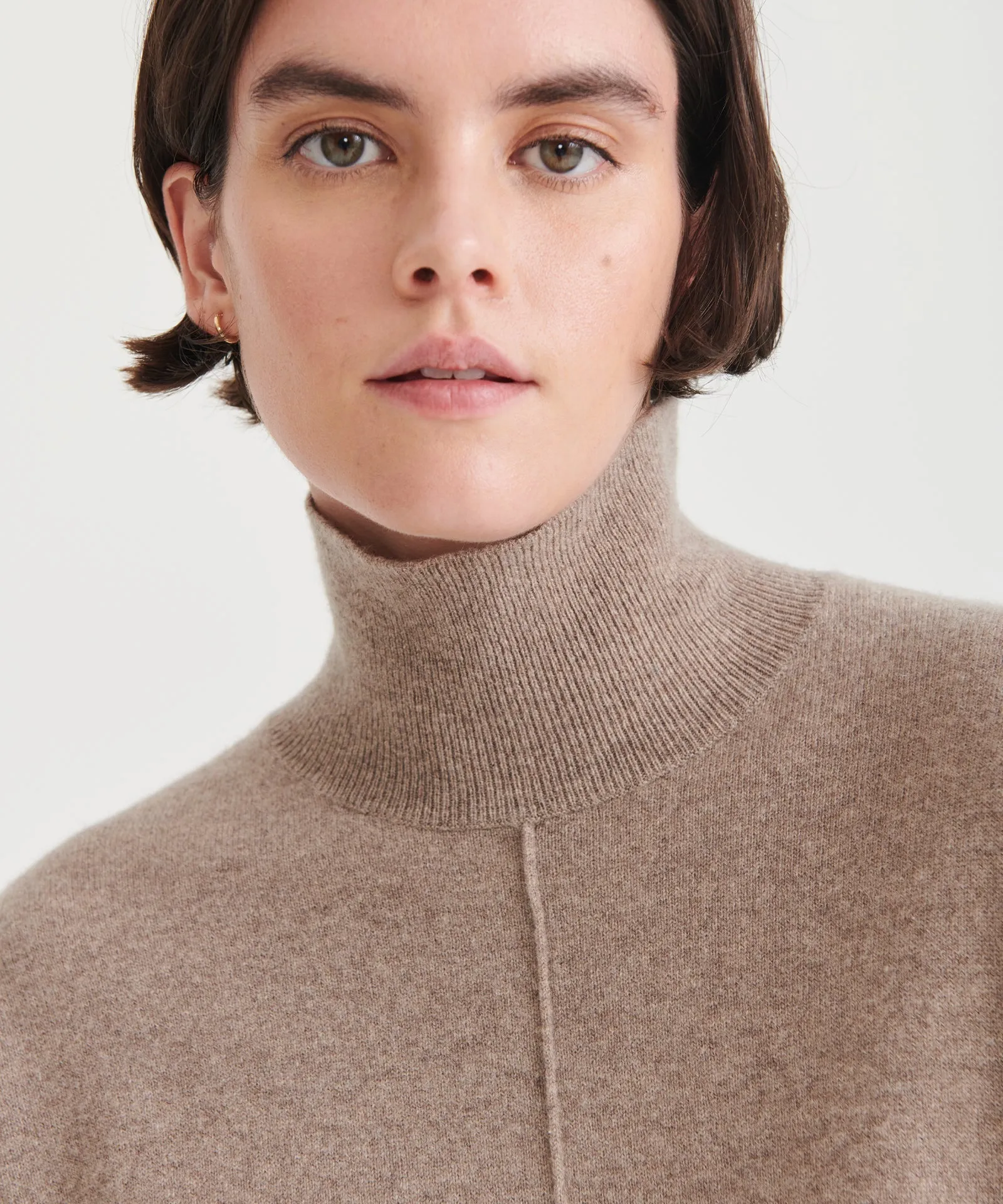 Washable Cashmere Turtleneck