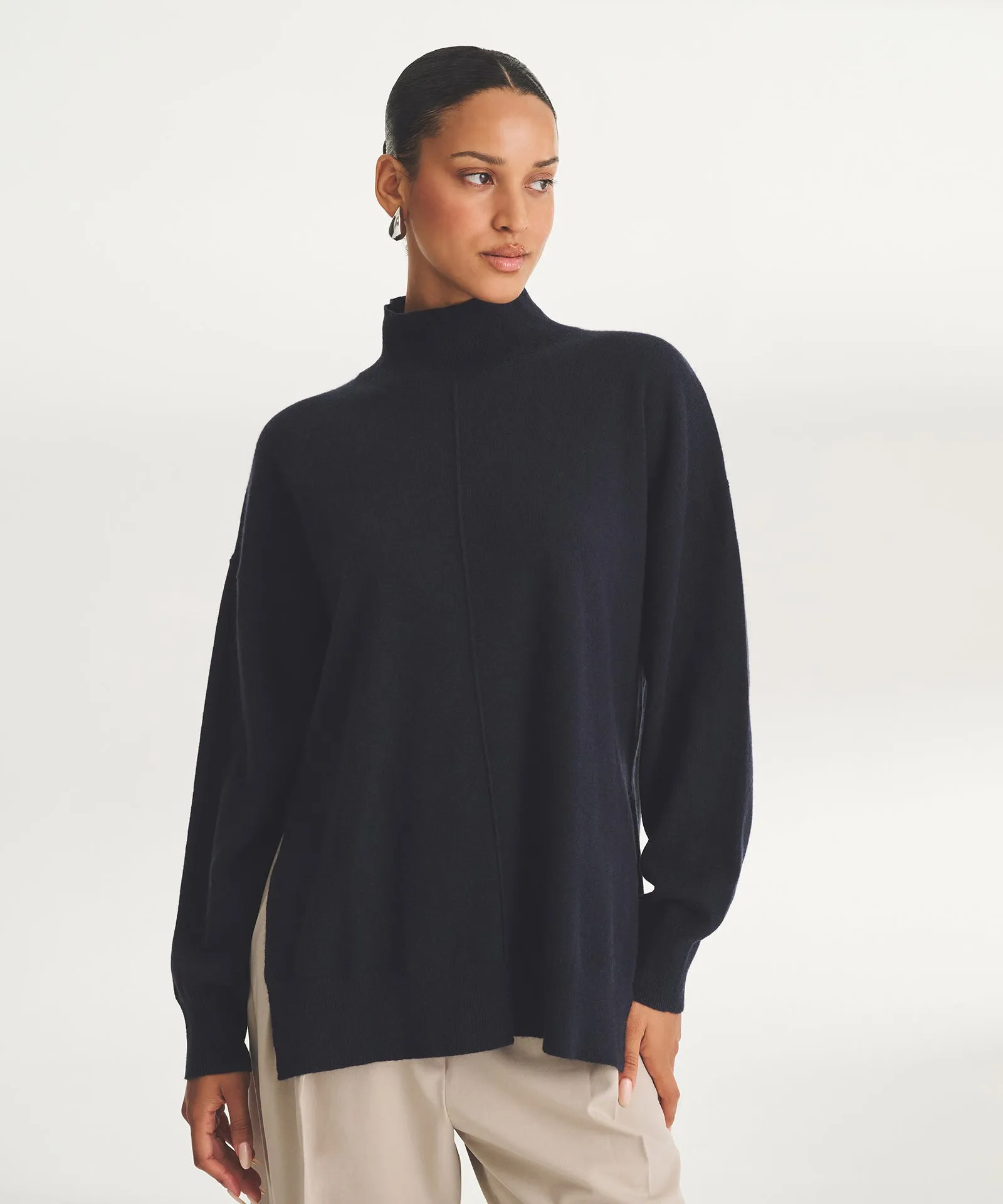 Washable Cashmere Turtleneck