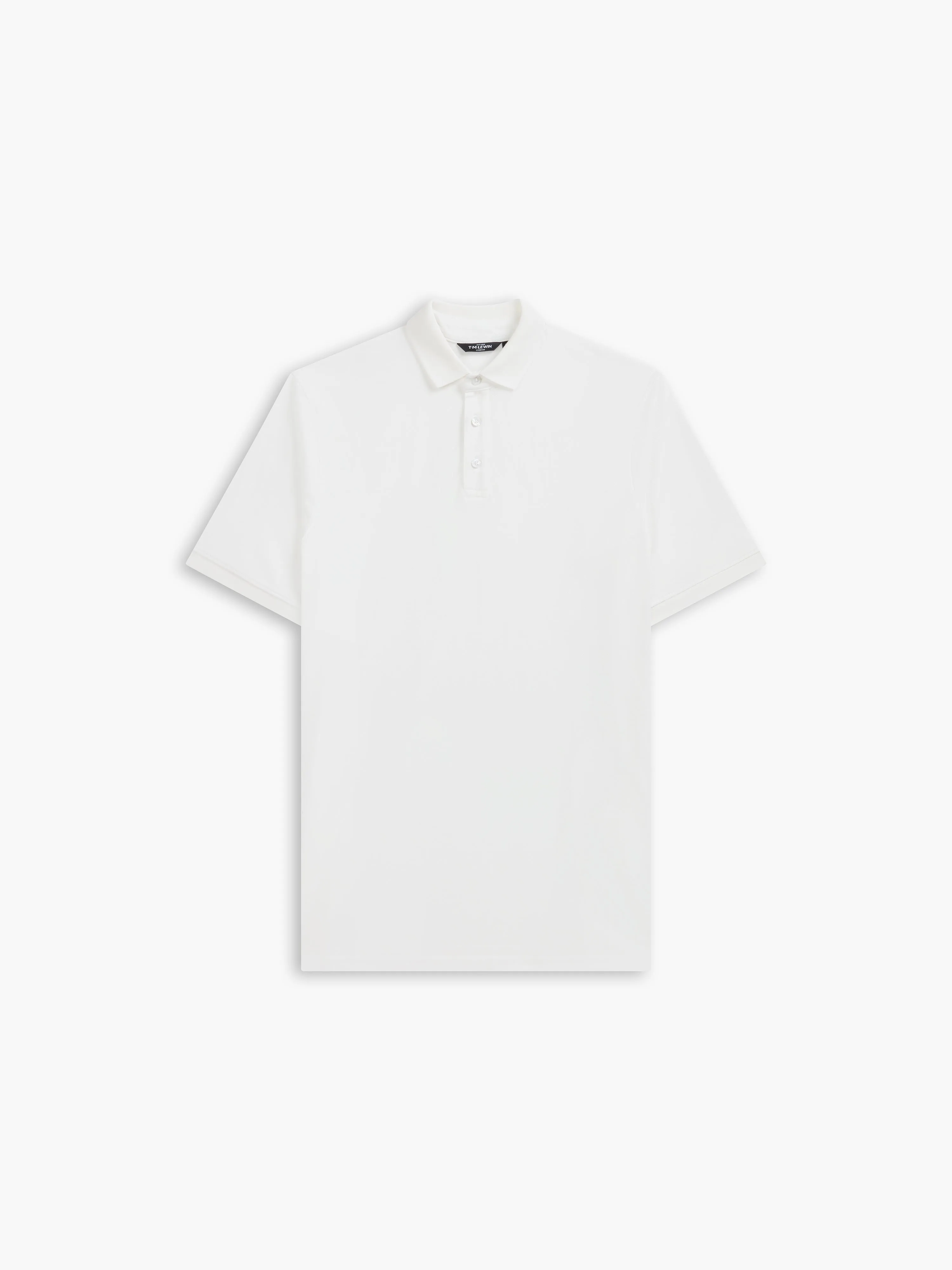 White Pique Egyptian Cotton Polo