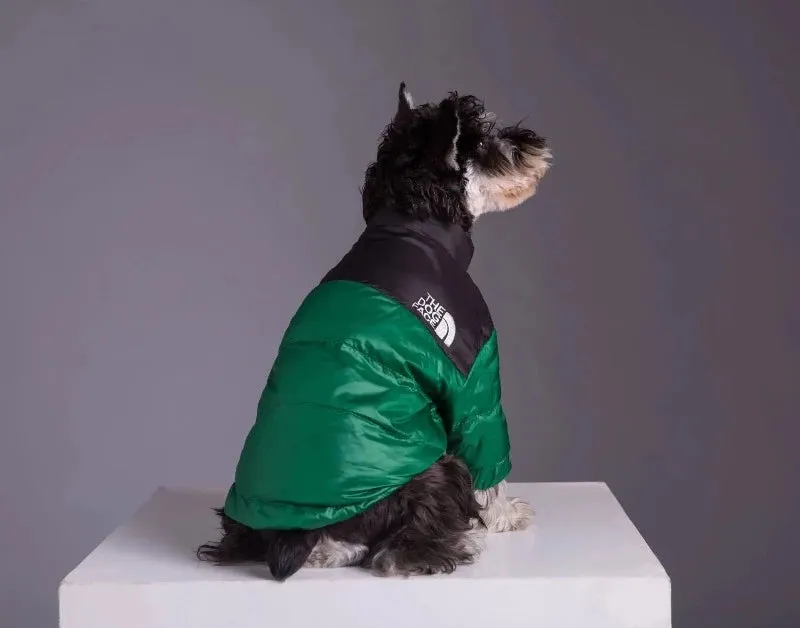 Winter Pet Dog Down Jacket The Dog Face Pet Warm and Cold-proof Puppy Coat