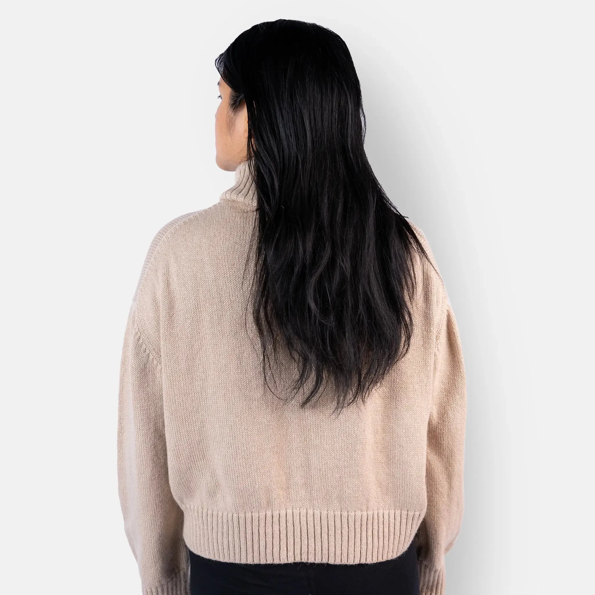 Women's Alpaca Wool Turtleneck Sweater