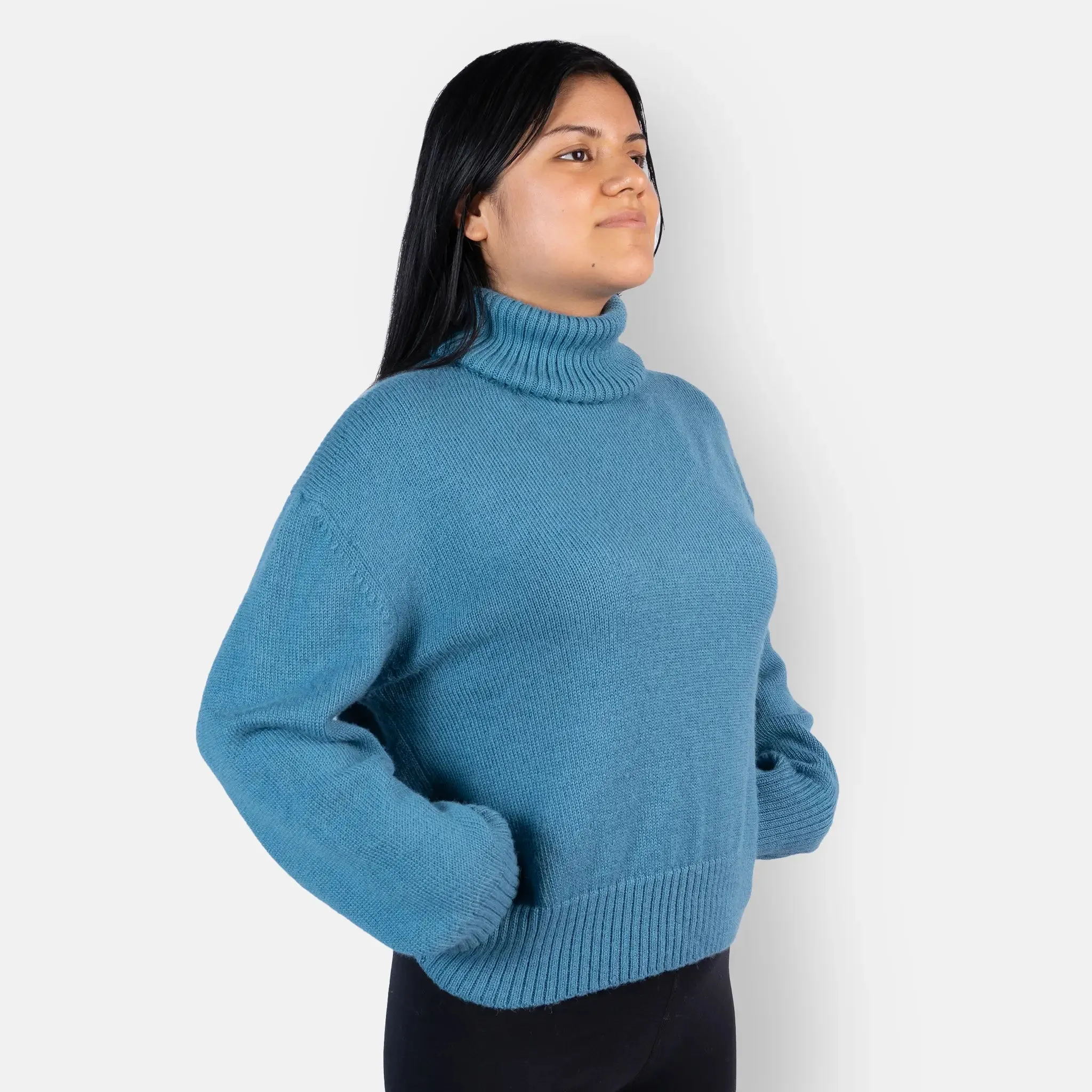 Women's Alpaca Wool Turtleneck Sweater