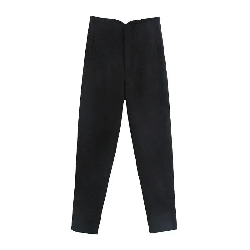 Women's Best Seller High Waist Skinny Fit Pants - Perfect for Any Occasion - Clearance