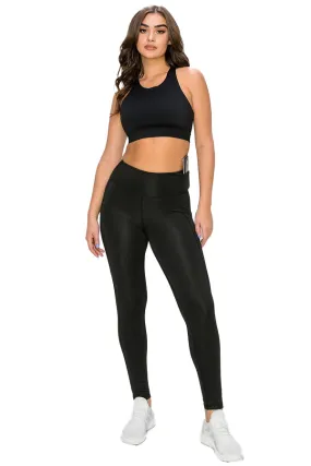 Women's High-Waist Leggings, Workout, Yoga, Running Pants with Pockets, Ankle-Length Activewear