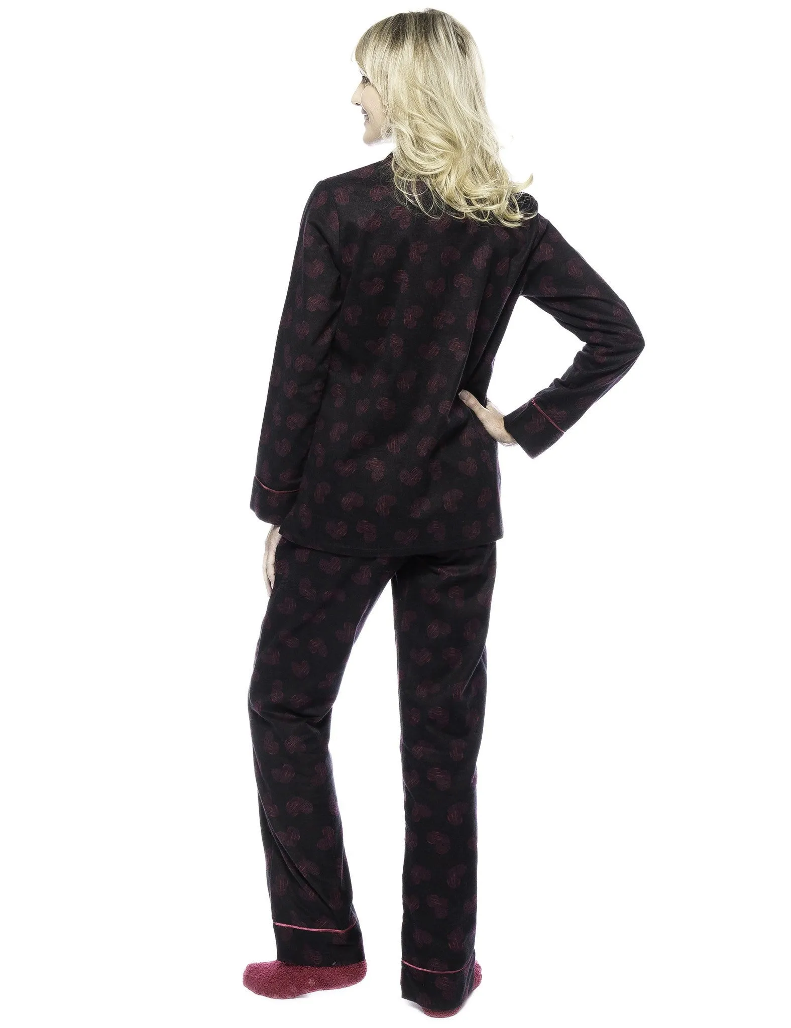 Womens Premium Cotton Flannel Pajama Sleepwear Set