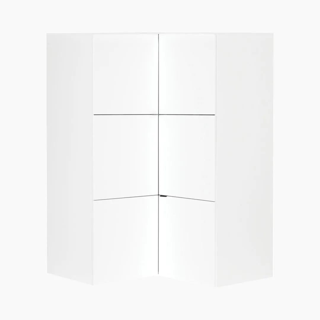 YU Corner Wardrobe - White